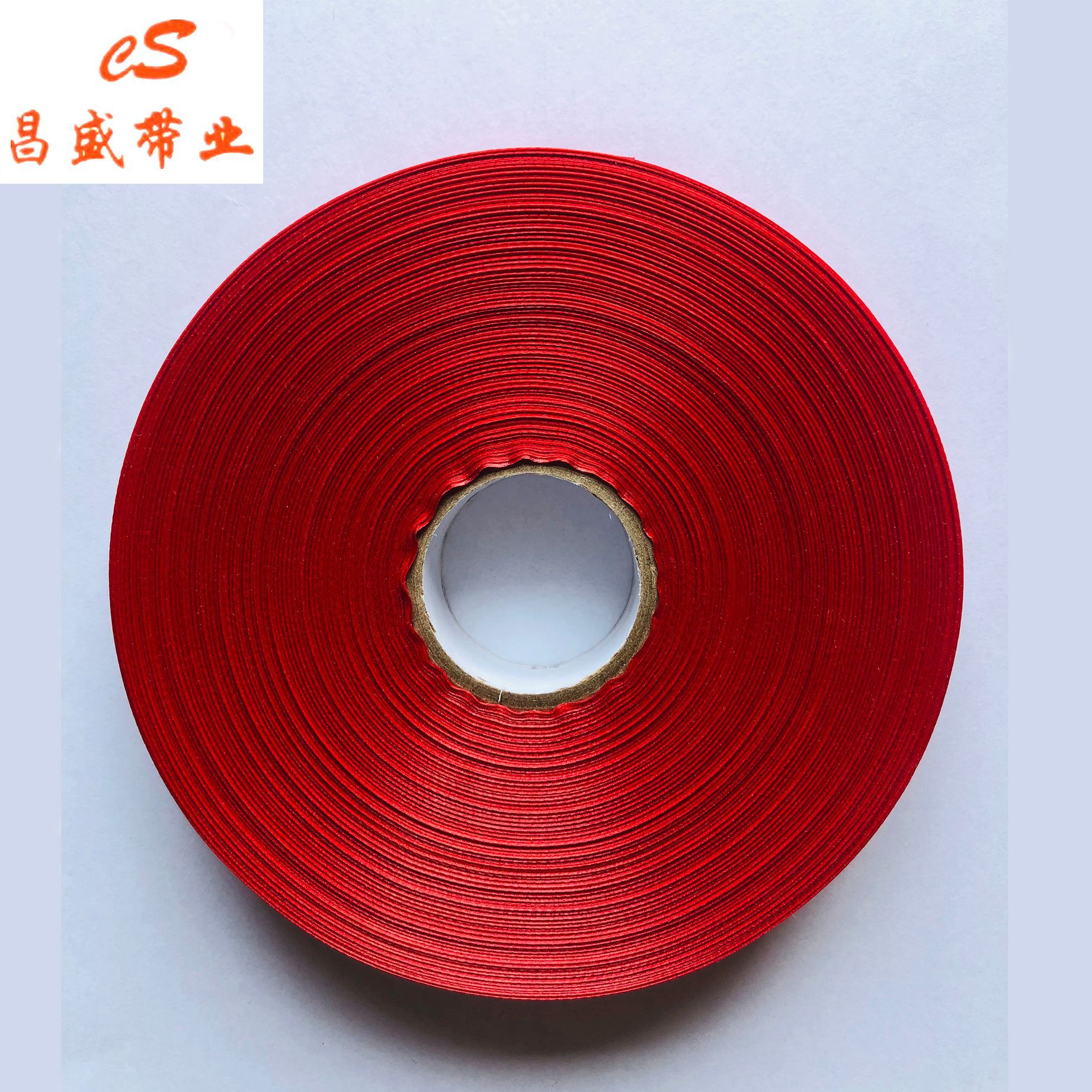 红色缎带色丁带 商标带彩带 水洗标洗水唛 织带