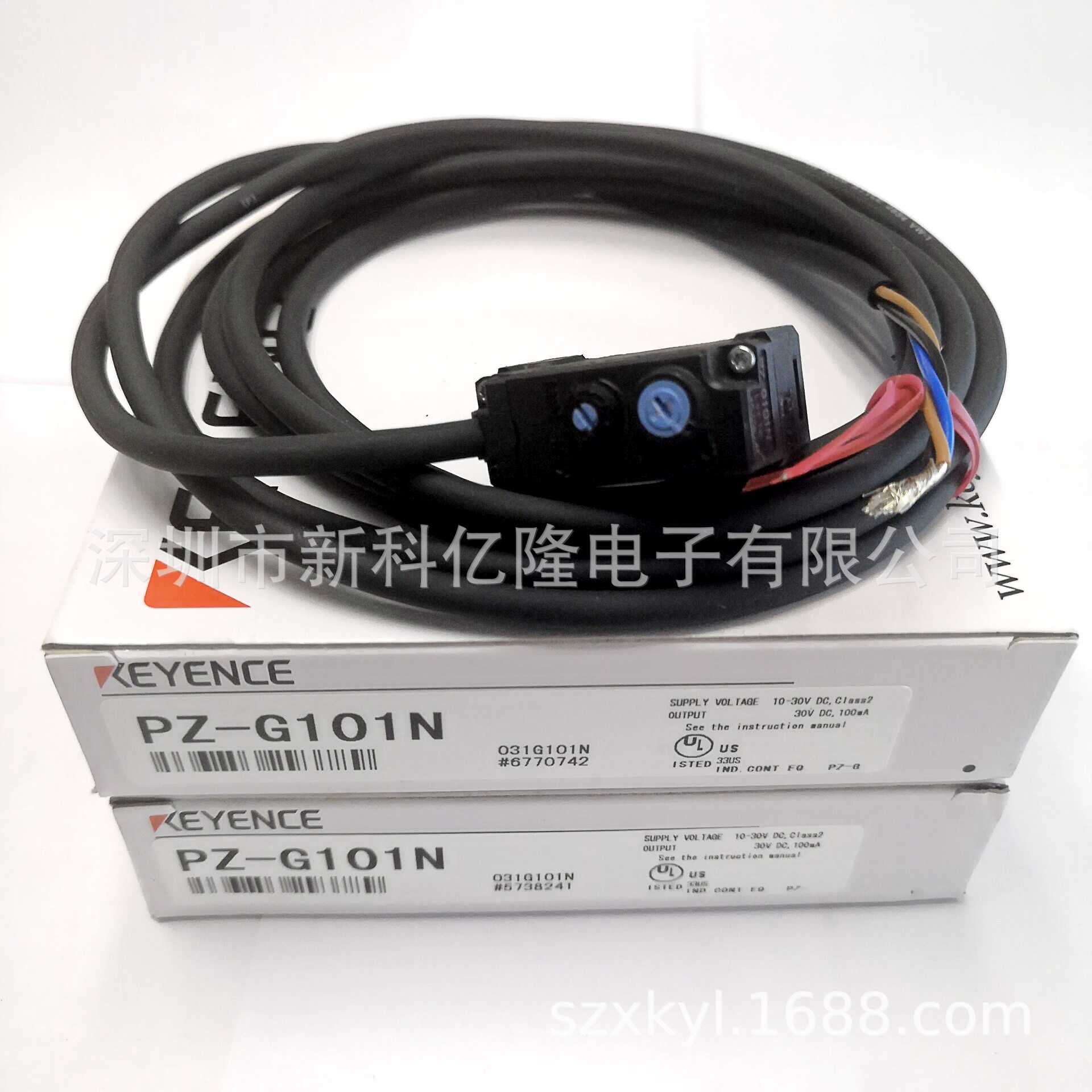 KEYENCE基恩士 PZ-G101CB 光电传感器 螺纹式 反射型 电缆型 NPN