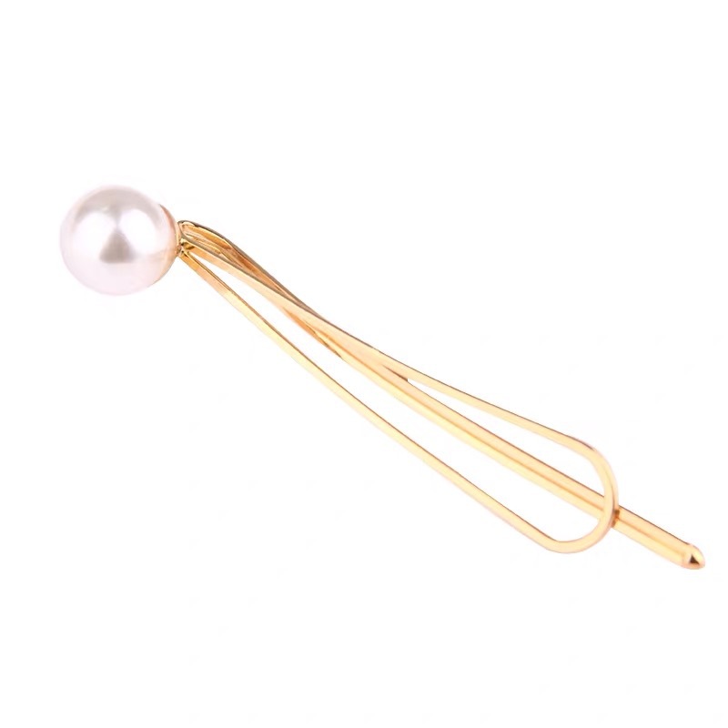 Fermaglio per capelli geometrico in metallo stile coreano perla_voghion.com