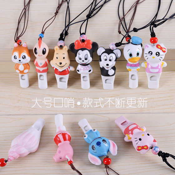 Cartoon ceramic whistle can blow creative painted whistle children's toys gift stall scenic spot souvenirs hot sale