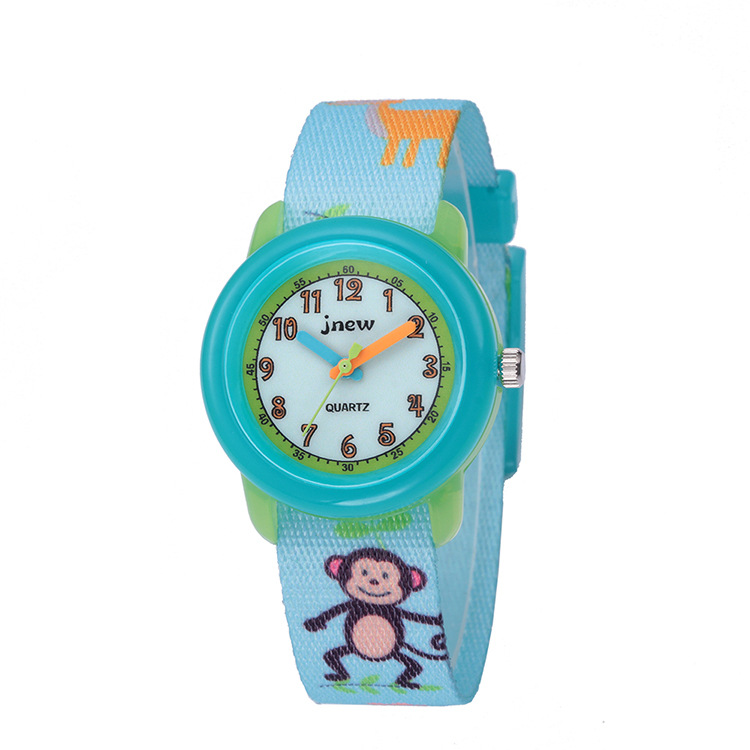 Children's watch Children's cartoon watch Waterproof children's time-sensitive ribbon cartoon quartz watch_voghion.com