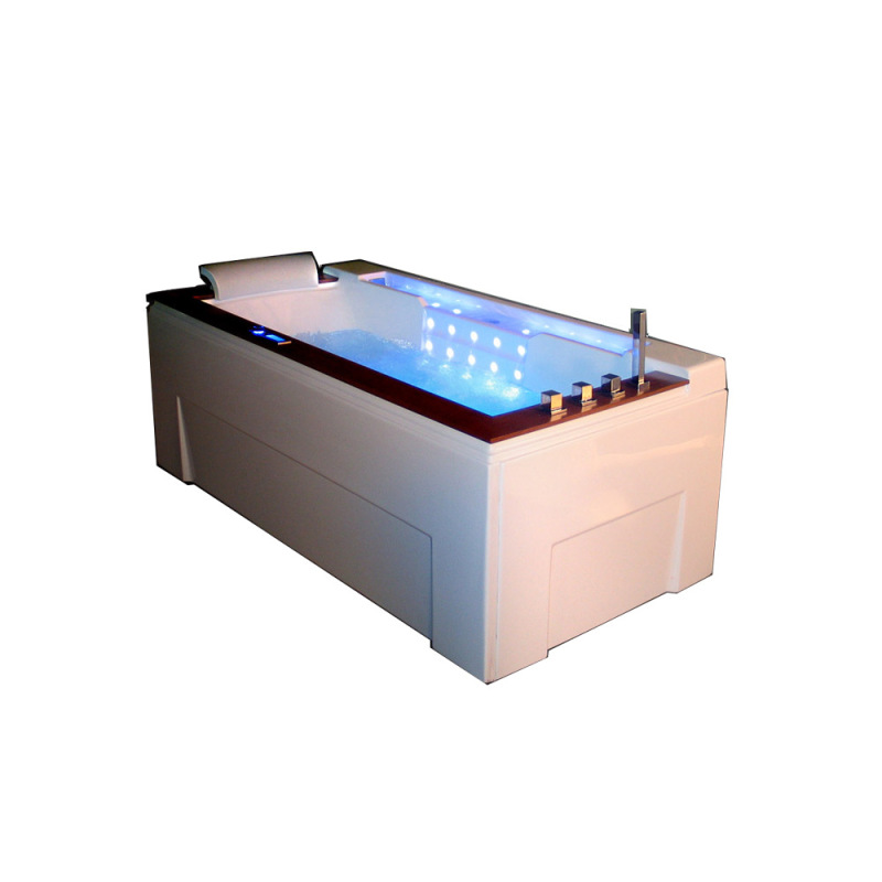Stock clearing Spa wave Jacuzzi lights with natural teak original solid wood panels