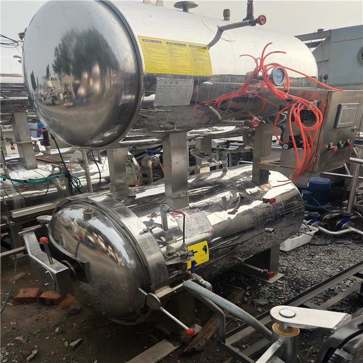 二手 全自动食品高温杀菌锅豆干咸鸭蛋杀菌釜真空包装食品杀菌