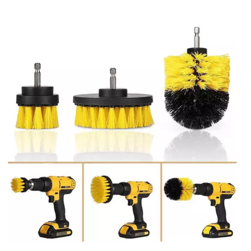 Cross-border supply electric drill disc brush hand-held drill kitchen cleaning dust brush electric drill brush carpet cleaning brush