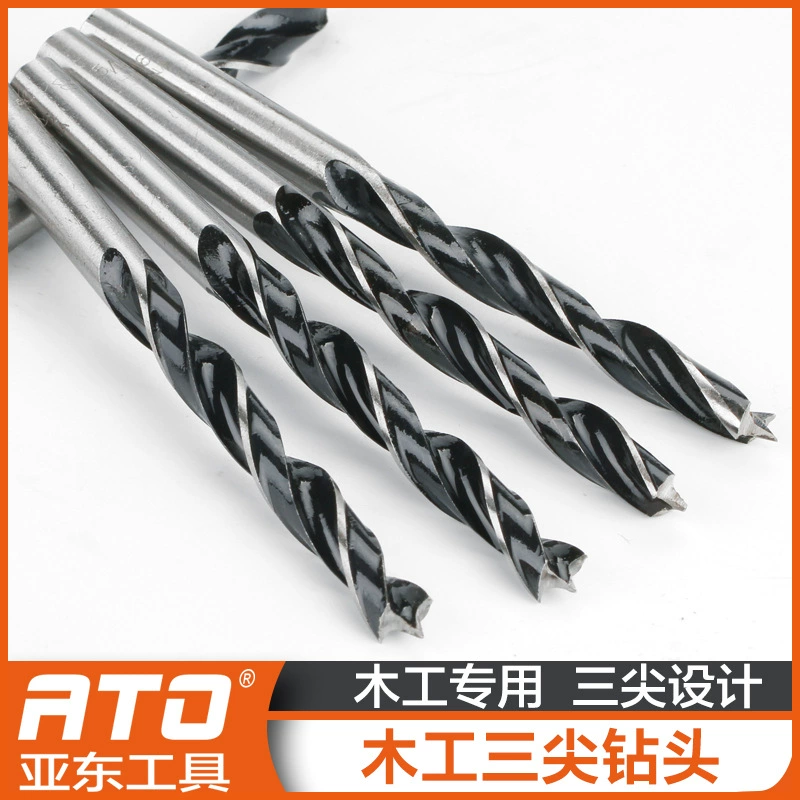 Трехточечная дрель производителя, деревообрабатывающее сверло, сверло по дереву, настольная дрель для сверления деревянных досок, ручная электрическая дрель, специальное трехточечное сверло