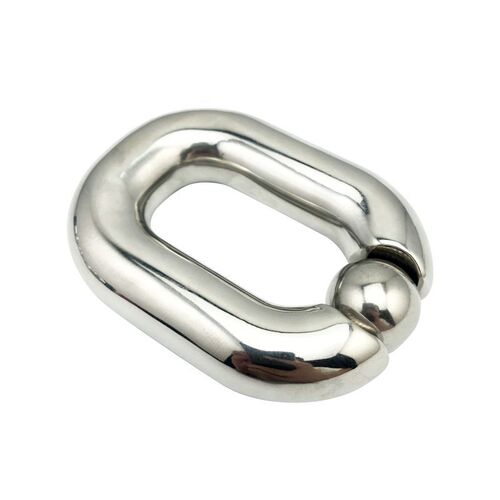 Adult erotic men's scrotum stretching pendant restraint ring stainless steel metal jj exercise penis abuse weight-bearing delay ring