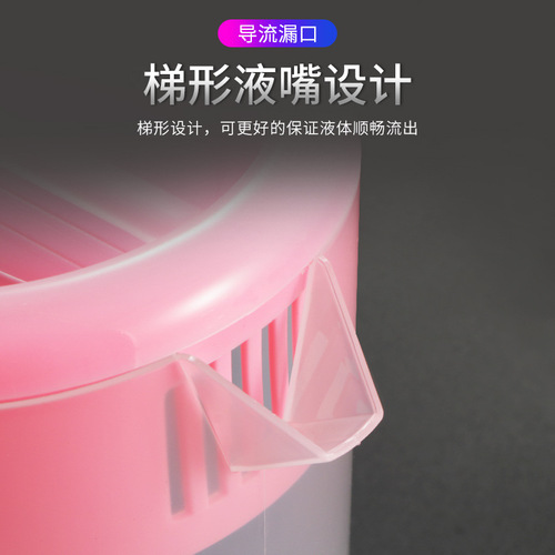 Hengzhi high temperature resistant thickened plastic cold kettle 5L large capacity cool white kettle PP tea kettle juice kettle wholesale