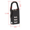 Spot that wholesale zinc alloy sword scalpel -printed password lock mini lock backpack hanging lock luggage lock