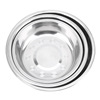 Round dinner plate stainless steel, kitchen, wholesale, increased thickness