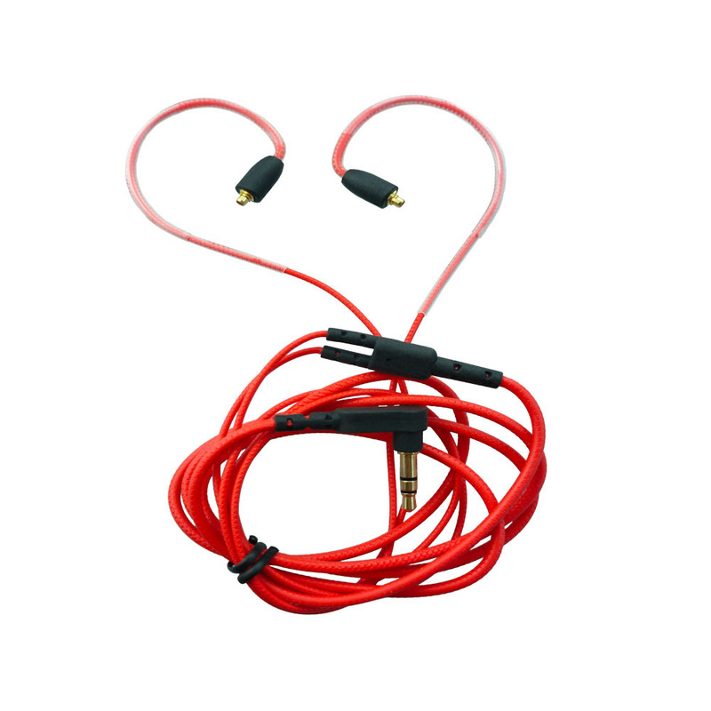 The new earphone cable is suitable for shure shure headset se215se846 upgrade line DIY Bluetooth cord factory outlet