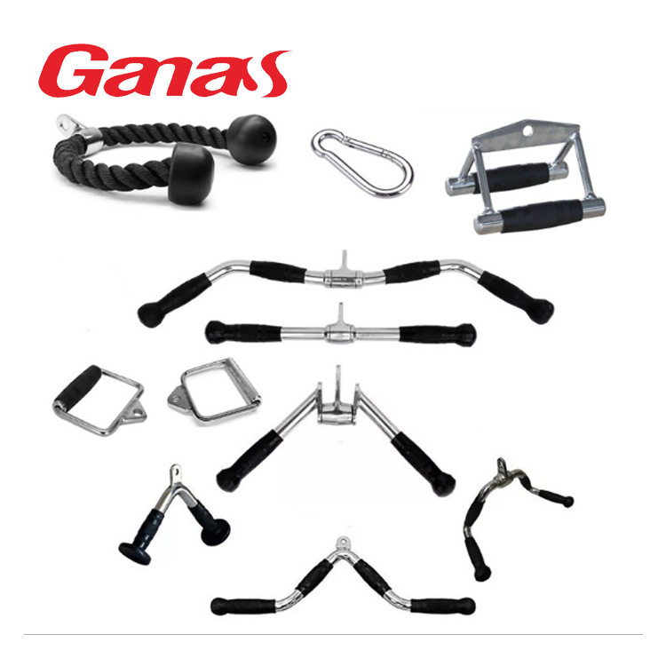 Manijas comerciales multiusos para gimnasios, accesorios de ejercicio tipo ojo de pájaro grandes y pequeños, manijas para dominadas, equipos de fitness.
