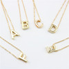 Fashionable necklace, accessory, chain for key bag  with letters, European style, wholesale