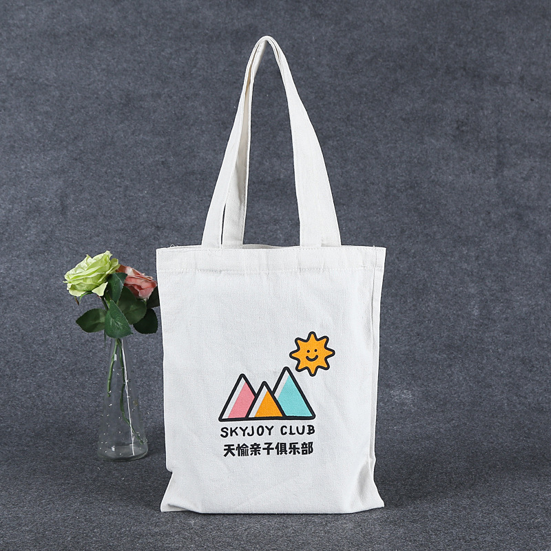 定 做个性彩印购物帆布包定 制全棉手提帆布创意广告棉布袋印logo