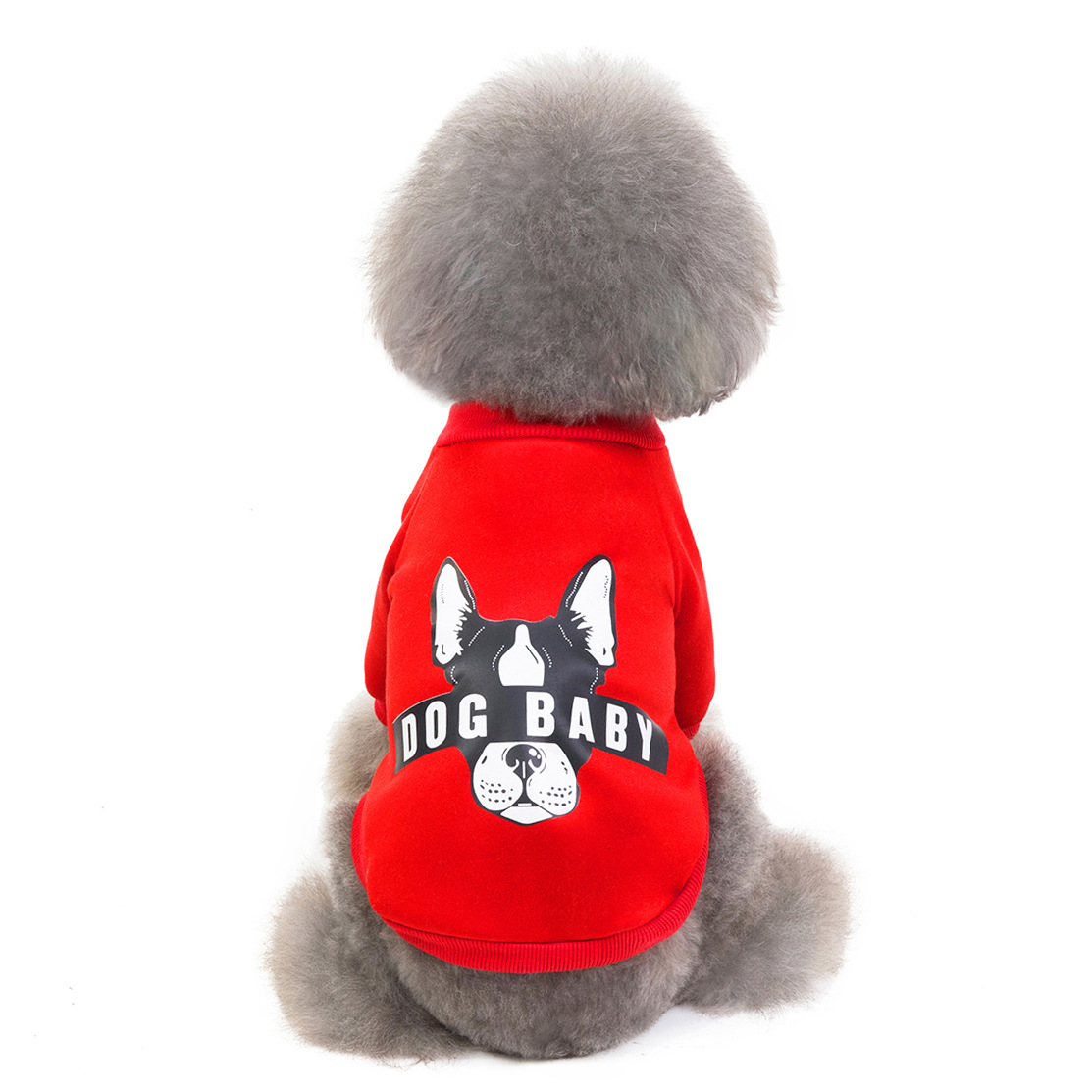 Толстовка для собак Alphabet H1-Красный