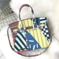Yellow and Blue and White