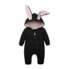 Brand children's rabbit with hood, bodysuit with zipper, wish, Amazon