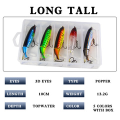 Hot selling lure set Tractor Pencil Spinner Hard Baits 13g Tractor 5 colors a set Color optional