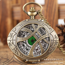 新款创意镂空仿古石英怀表奇艺博士阿戈摩托之眼主题怀表现货批发
