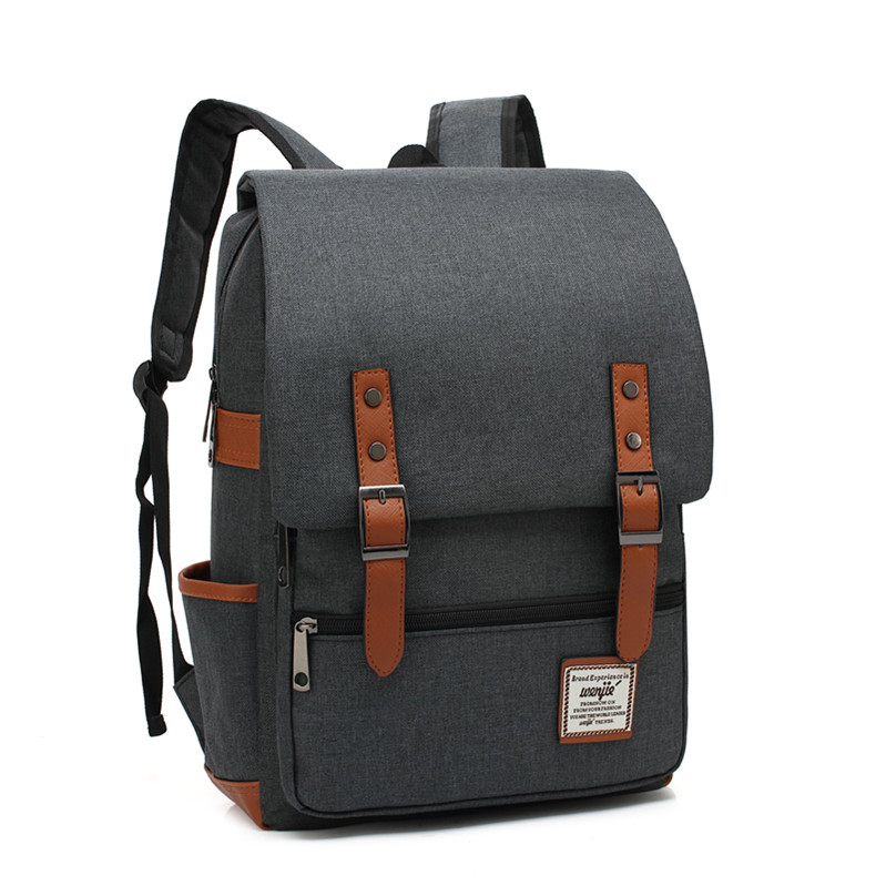 A generation of hair backpack 2024 new fashion trend women's school bag men's and women's canvas bag travel backpack large capacity