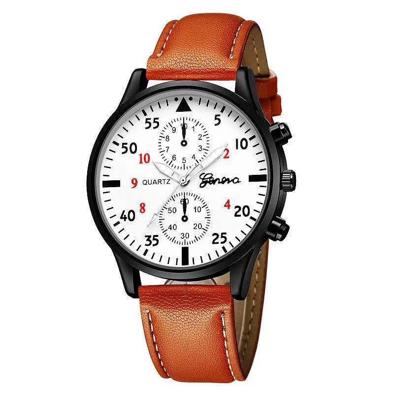Relógio de pulso masculino de quartzo atmosférico Genebra novo_voghion.com