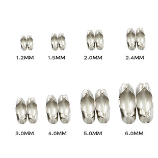 2,4 мм металлическая пряжка из бусинки Свинка пряжка медная булочка из пряжка для бусинки для костяной пряжки