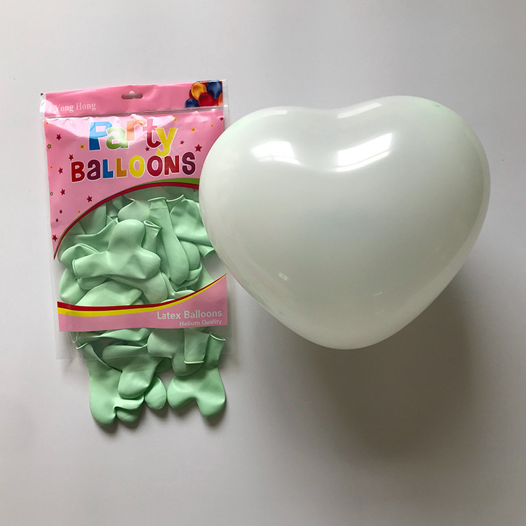 2,2G arreglo de cumpleaños de globo en forma de corazón Día de San Valentín confesión romántica globo en forma de corazón globo macaron al por mayor