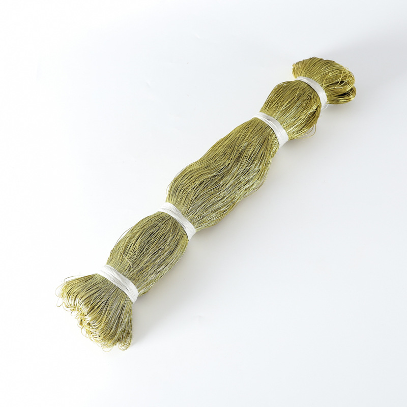 厂家现货散装尼龙线 服装服饰吊牌绳 织带箱包弹力绳子 金丝绳