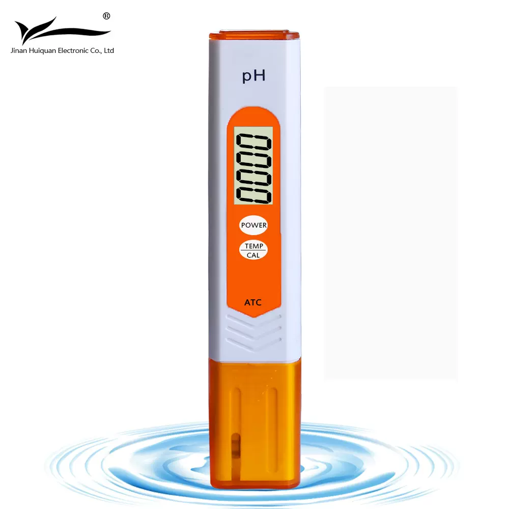 新款便携式pH笔水质分析仪pH计pH测试笔酸度计 ph计温度显示