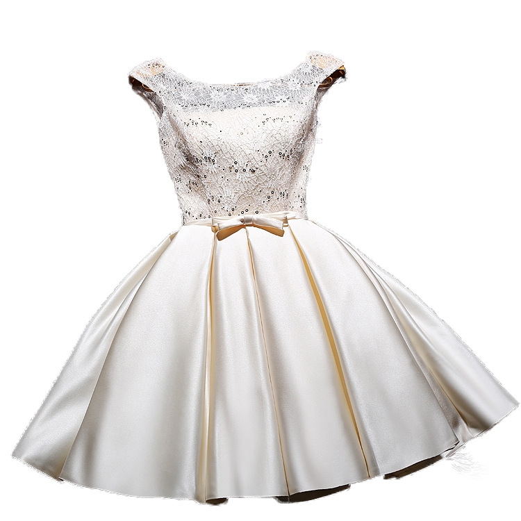 2025 nuevo vestido de dama de honor vestido pequeño vestido de dama de honor vestido de dama de honor corto delgado verano mujer