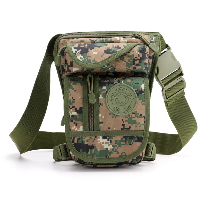 Bolsa de pierna táctica especial transfronteriza nueva bolsa de cintura de pesca bolsa de pecho multifuncional al aire libre bolsa de hombro bolsa de pierna de ventilador militar
