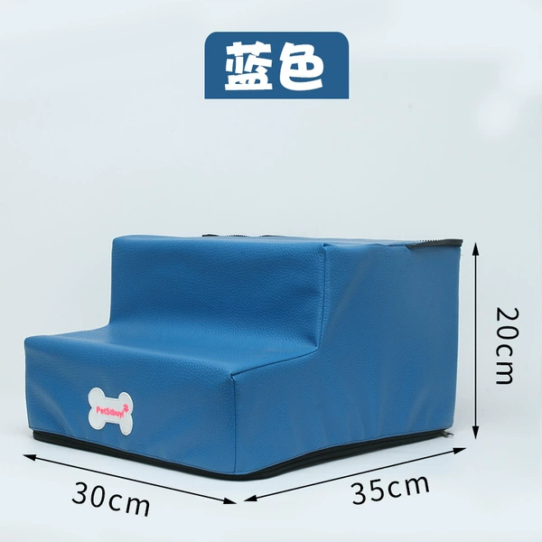 Leather 2 layer all -in -one blue