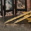 Manufacturer brass bamboo -made bamboo stroke metal business neutral signature pen water pen orb bodium pen station wholesale