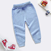 Children's autumn colored knitted trousers for boys for leisure, children's clothing