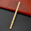 Manufacturer brass bamboo -made bamboo stroke metal business neutral signature pen water pen orb bodium pen station wholesale