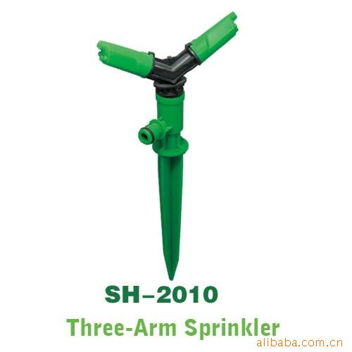 二叉洒水器，自动旋转草坪喷头，地插喷头，灌溉园林喷头