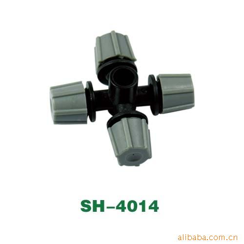 四出口雾喷头十字喷头降温喷头微灌喷头农业灌溉