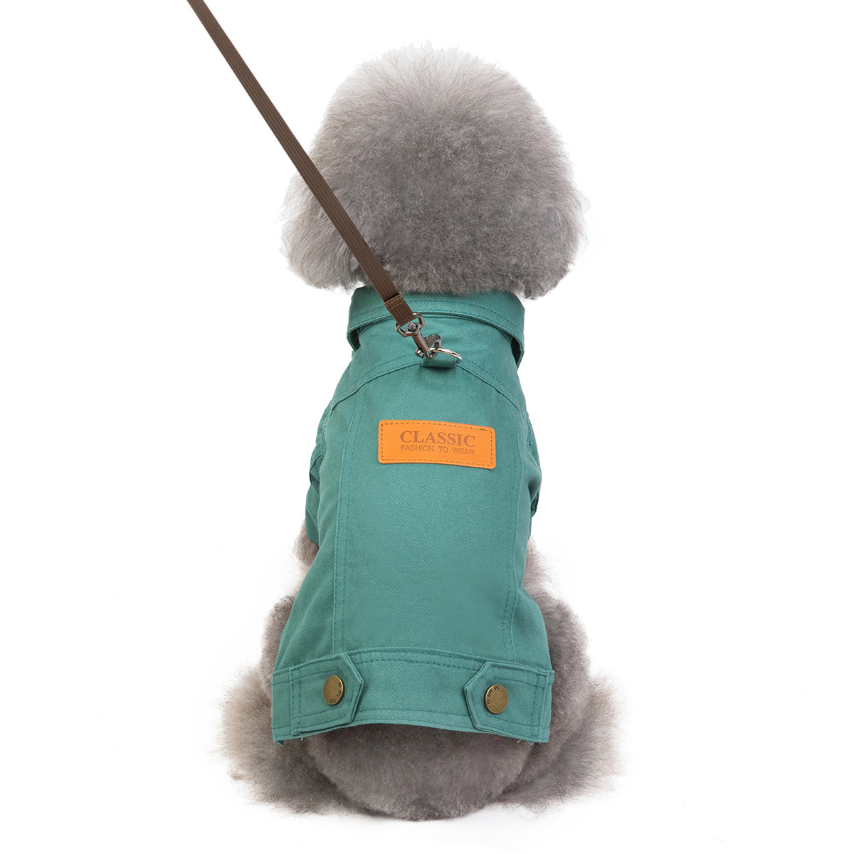 Ropa para mascotas ropa para perros Otoño e Invierno nuevo perro de peluche ropa para mascotas traje de mezclilla 19 color ropa de mezclilla