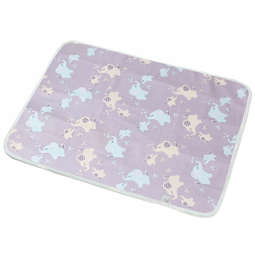 Pu Pumi baby breathable diaper pad cotton cartoon waterproof aunt pad pet pad 50*70cm