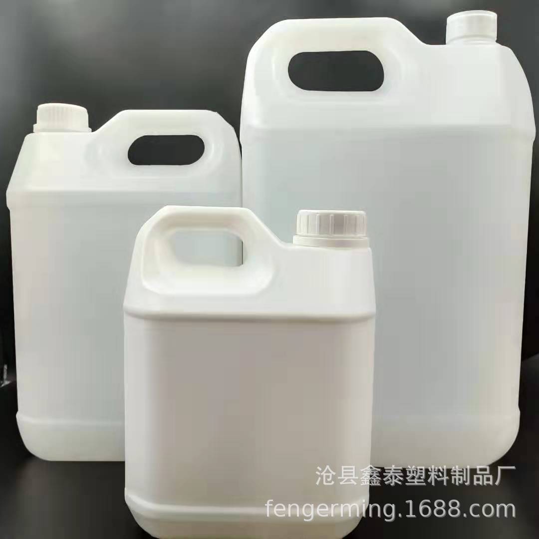 现货pe白色2L 3L 4L 5L化工塑料桶 透明带盖洗洁精洗衣液桶尿素桶