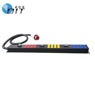 Supply 24-bit C13 special socket for PDU cabinet with circuit breaker switch with industrial coupler high-power plug-in