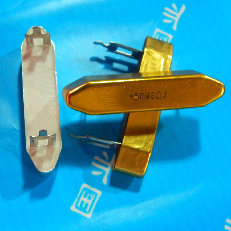 供应50W插片型铝壳电阻 音响用电阻 负载电阻  散热好 电感量低