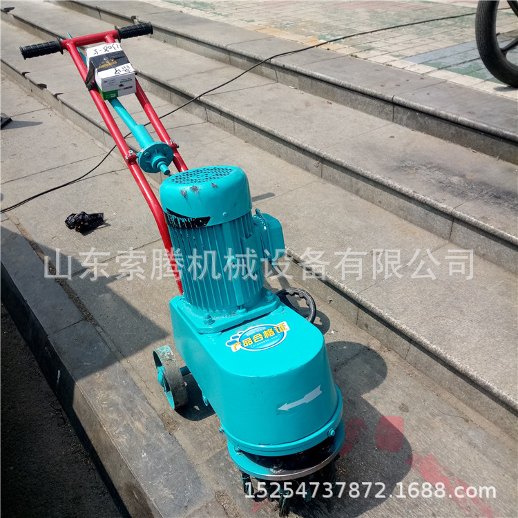 路面清渣机 水泥地面清灰机 手推式钢丝清渣机 一机多用