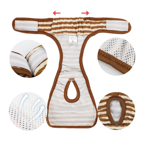 New pet striped menstrual pants, dog menstrual pants, anti-harassment pet clothes, clothing manufacturer direct sales
