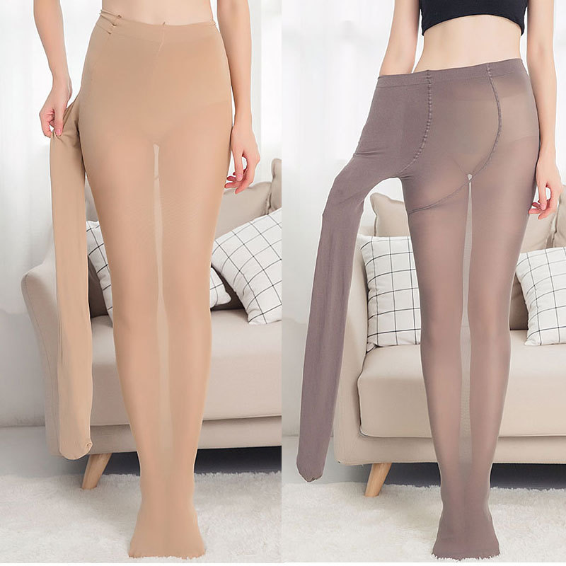 Plus size stockings chubby girl Anti-snagging silk spring and autumn thin non-slip pantyhose lengthened extra large base Plus size stockings chubby girl Anti-snagging silk spring and autumn thin non-slip pantyhose lengthened extra large base