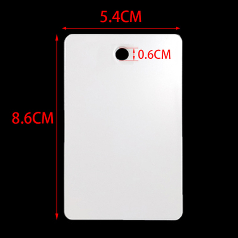 Etiqueta Colgante de Precio de Plástico PVC Transparente e Impresa para Ropa y Publicidad image 11