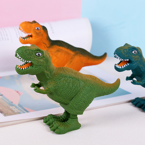 Wind-up toys plastic jumping dinosaur children's toys kindergarten prizes small gifts Children's Day gifts