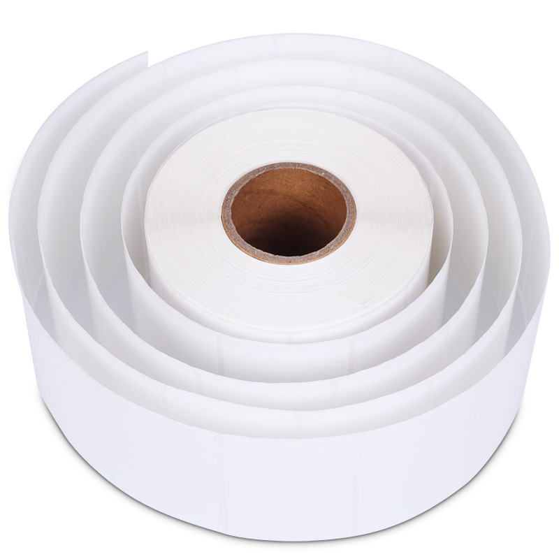 Deli 11916 placa de cobre de tres pruebas Etiqueta de papel adhesivo de papel 60*40mm papel de código de barras 1000 hojas/1 paquete