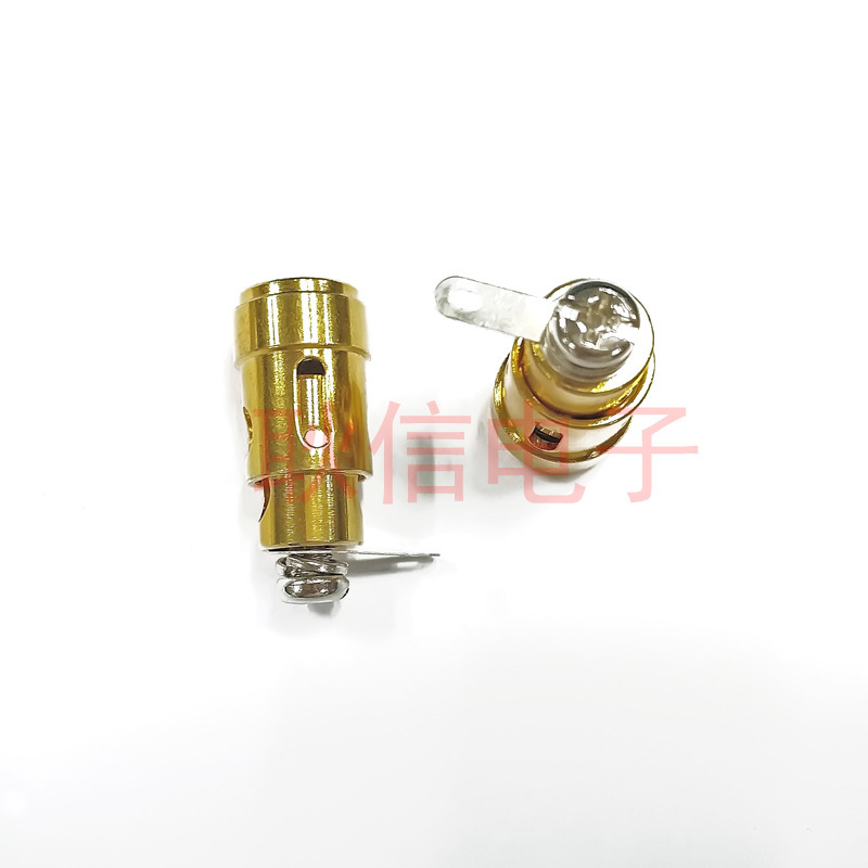 大号弹簧接线柱 音响功放 按压自锁接线端子 M4螺丝锁接线柱 单个