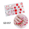 Summer leg stickers, nail stickers, Japanese fake nails for manicure, 22 years