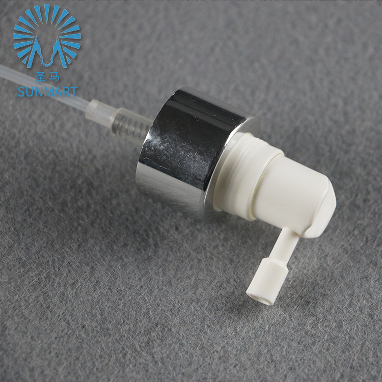 24/410韩式导杆喷头 电化铝银色短导杆鼻喷雾器